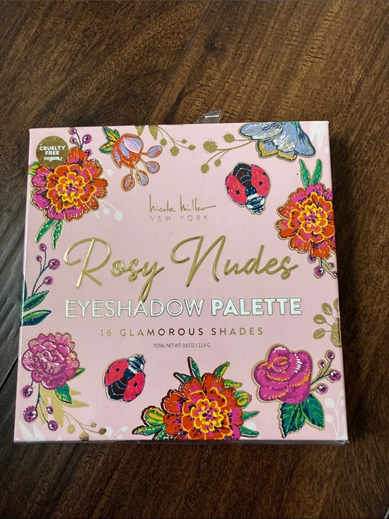 Nicole Miller Other - Nicole Miller Pink Floral Rosy Nudes Eyeshadow Palette